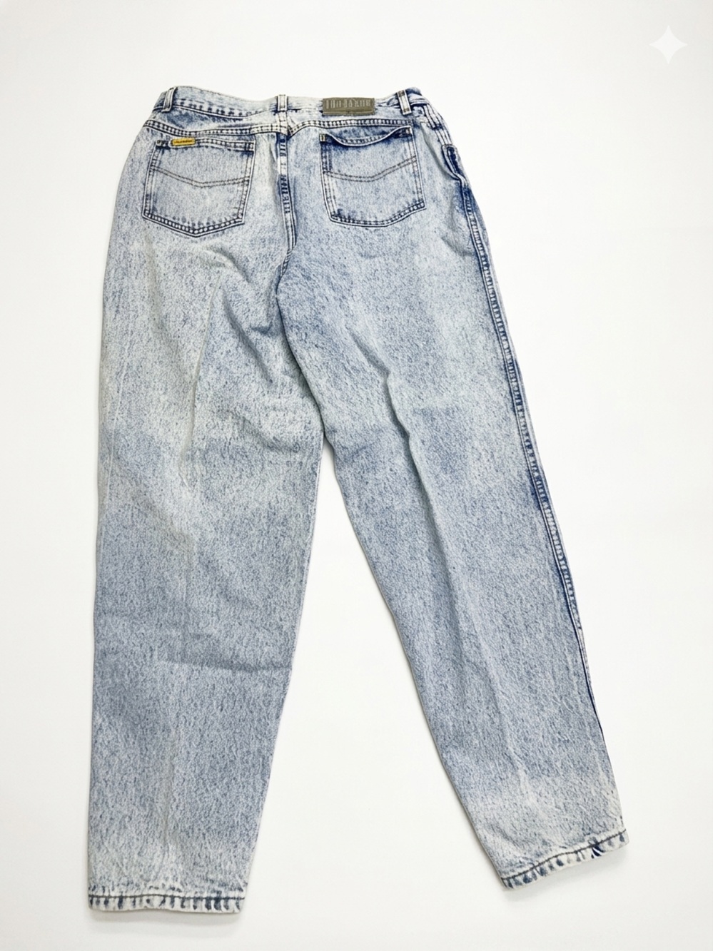 Vintage Jordache Basics Acid Wash High Rise Mom Jeans Size 33x29